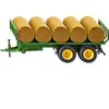 Siku wagon à balles John Deere avec des balles de foin vert / jaune (2891)