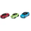 SIKU set cadeau convertible 17 cm acier rouge/bleu/vert 3-pièces (6314)