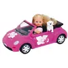 Smoby Poupée Evi Love Beetle - SIMBA - Mini poupée avec cabriolet - Accessoires inclus