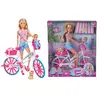 Simba - Steffi Love Vélo - Poupée Mannequin 29cm - Bébé et Chien Inclus - 105739050