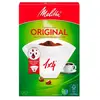 Melitta papier filtre à café 1 x 4 authentique, blanc, lot de 80