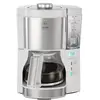 Cafetière filtre Melitta Look V Timer 1025 07 Blanc Acier Brossé TU