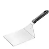 Spatule barbecue Turner xxl 32x14 cm en acier et plastique noir Gefu