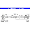 Flexible de frein ATE 24.5143-0553.3