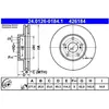 ATE Disques de frein pour TOYOTA: Auris, Corolla (Ref: 24.0126-0184.1)