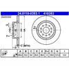 ATE Disques de frein pour FIAT: Tipo, Aegea, 500 (Ref: 24.0110-0393.1)