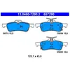 ATE Plaquettes de frein X4 pour HONDA: Civic (Ref: 13.0460-7290.2)