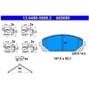 ATE Plaquettes de frein X4 pour JEEP: Cherokee (Ref: 13.0460-5689.2)