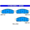ATE Plaquettes de frein X4 pour NISSAN: NV200 (Ref: 13.0460-5699.2)