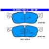 Kit de plaquettes de frein, frein à disque 13.0460-7341.2 ATE 13.04607341.2