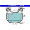 ATE Plaquettes de frein X4 pour BMW: Série 1 (Ref: 13.0470-4849.2)