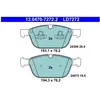 ATE Plaquettes de frein X4 pour VOLVO: XC 60, XC 90 (Ref: 13.0470-7272.2)