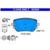 Kit de plaquettes de frein, frein à disque 13.0460-3885.2 ATE 13.04603885.2