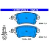 Kit de plaquettes de frein, frein à disque 13.0460-2632.2 ATE 13.04602632.2
