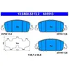 Kit de plaquettes de frein, frein à disque 13.0460-5513.2 ATE 13.04605513.2