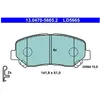ATE Plaquettes de frein X4 pour MAZDA: CX-5 (Ref: 13.0470-5665.2)