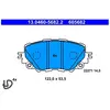 Kit de plaquettes de frein, frein à disque 13.0460-5682.2 ATE 13.04605682.2
