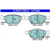 ATE Plaquettes de frein X4 pour HONDA: Civic (Ref: 13.0470-7284.2)