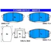 ATE Plaquettes de frein X4 pour HYUNDAI: Kauai, Kona (Ref: 13.0460-5515.2)
