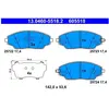 ATE Plaquettes de frein X4 pour CHEVROLET: Aveo (Ref: 13.0460-5518.2)