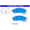 Kit de plaquettes de frein, frein à disque 13.0460-5538.2 ATE 13.04605538.2