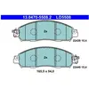 ATE Plaquettes de frein X4 pour NISSAN: Leaf, NV200 (Ref: 13.0470-5508.2)