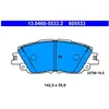 Jeu de plaquettes de frein ATE 13.0460-5533.2