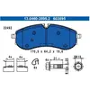 ATE Plaquettes de frein X4 pour VOLKSWAGEN: Crafter (Ref: 13.0460-3895...