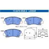Kit De Plaquettes De Frein, Frein À Disque Ate 13.0470-5548.2 Hyundai