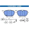 ATE Plaquettes de frein X4 pour VOLKSWAGEN: Transporter (Ref: 13.0470-3892.2)