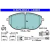 ATE Plaquettes de frein X4 pour VOLKSWAGEN: Transporter (Ref: 13.0470-3893.2)