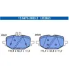 ATE Plaquettes de frein X4 pour MERCEDES-BENZ: Classe C (Ref: 13.0470-...