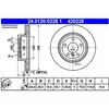 ATE Disques de frein pour BMW: Z4 (Ref: 24.0120-0228.1)