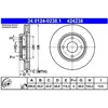 ATE Disques de frein pour NISSAN: Tiida, Cube (Ref: 24.0124-0238.1)