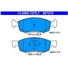 ATE Plaquettes de frein X4 pour DACIA: Logan (Ref: 13.0460-7270.2)