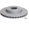 ATE Jeu de 2 disques de frein, ventil, Essieu avant, par ex. pour Honda, Rover, MG