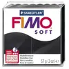 STAEDTLER Pâte à modeler à cuire Fimo Soft bloc 56 g noir