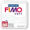 STAEDTLER Pâte à modeler à cuire Fimo Soft bloc 56 g blanc