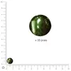Rayher Perles Renaissance - Emeraude - Ø 10 mm x 35 pces