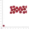 Rayher Hobby perles en bois 6 mm 6 mm 18 Rouge 115 St