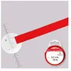 Rayher 5521318 Ruban de satin, 7 mm, SB de rouleau de 10 m, rouge