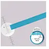 Rayher 5521307 Ruban de Satin, 7 mm, SB de Rouleau DE 10 m, Turquoise