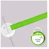 Rayher 5521329 Ruban de satin, 7 mm, SB de rouleau de 10 m, vert