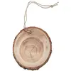 Rayher Disques de bois à suspendre Ø 6,5 à 7,5 cm 4 pcs