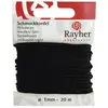 Rayher Cordon bijou - noir - 1 mm x 20 m