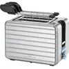 ProfiCook PC-TAZ 1110 - Grille-pain - 2 tranche - 2 Emplacements - inox/noir