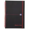 Oxford Black n' Red 400047655 Cahier à spirales A5 140 pages Noir