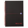 Oxford Black n' Red 400047652 Cahier à spirales A5 140 pages Noir