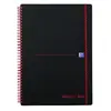 Oxford black n red 400047653 cahier à spirales a4 140 pages noir