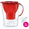 Brita Marella rouge 2 mois (inclus 2 cartouches filtrantes MAXTRA PRO All-in-1)